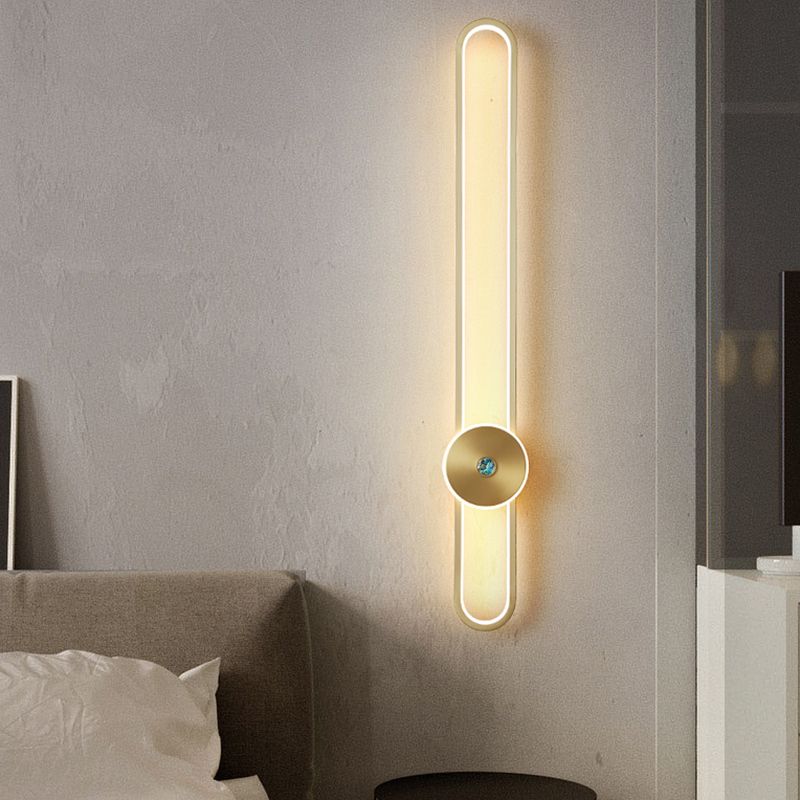 Einfache Wandhalterung Licht moderner Stil Schlafzimmer Nacht LED LED Wandleuchte Leuchte