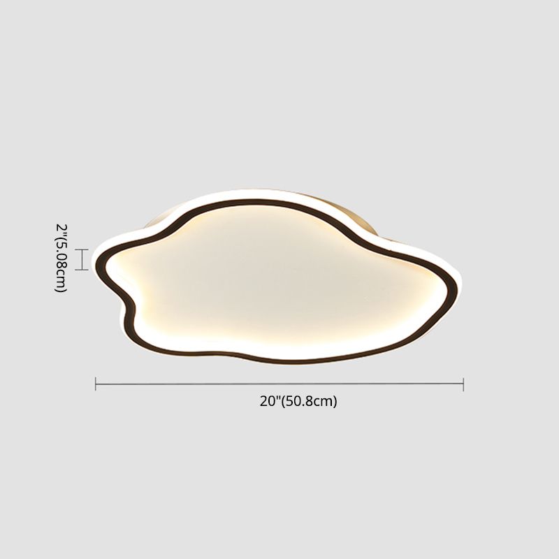 Lámpara de techo moderna geométrica ultrafina de luces de techo de montaje en superficie LED para dormitorio