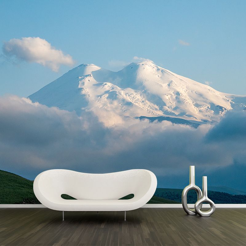 Mountains Photography Mural Wallpaper Environment Friendly Living Room Wall Mural