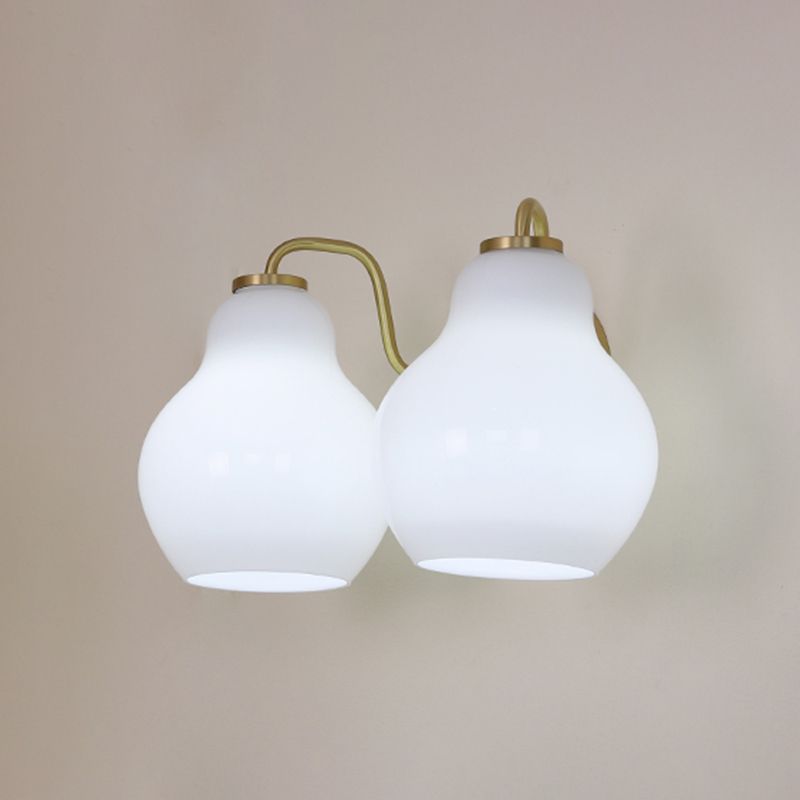 Glass Geometric Wall Sconce Lights Modern Style Multi Lights Wall Mounted Lamps