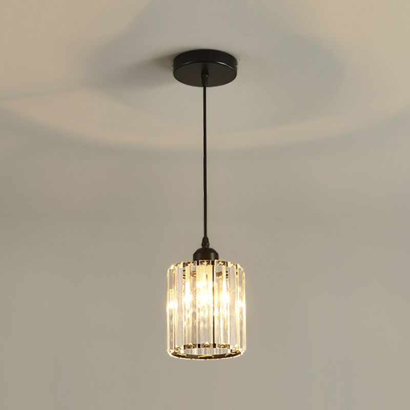 Contemporary Cube Pendant Light Glass Multi Light Hanging Pendant for Living Room