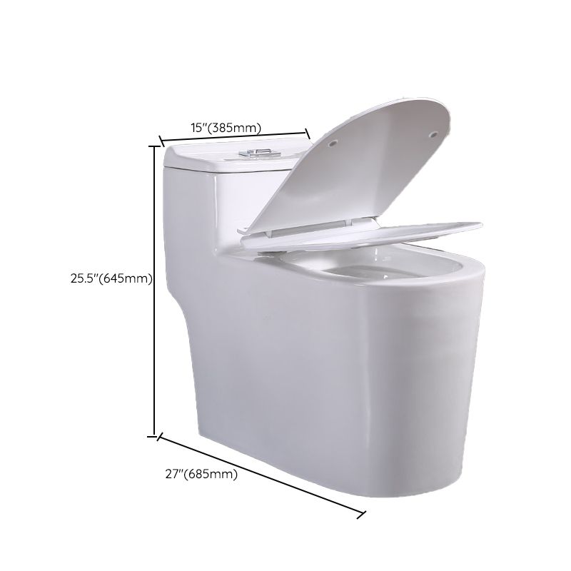 Contemporary All-In-One Flush Toilet Floor Mount Urine Toilet for Bathroom