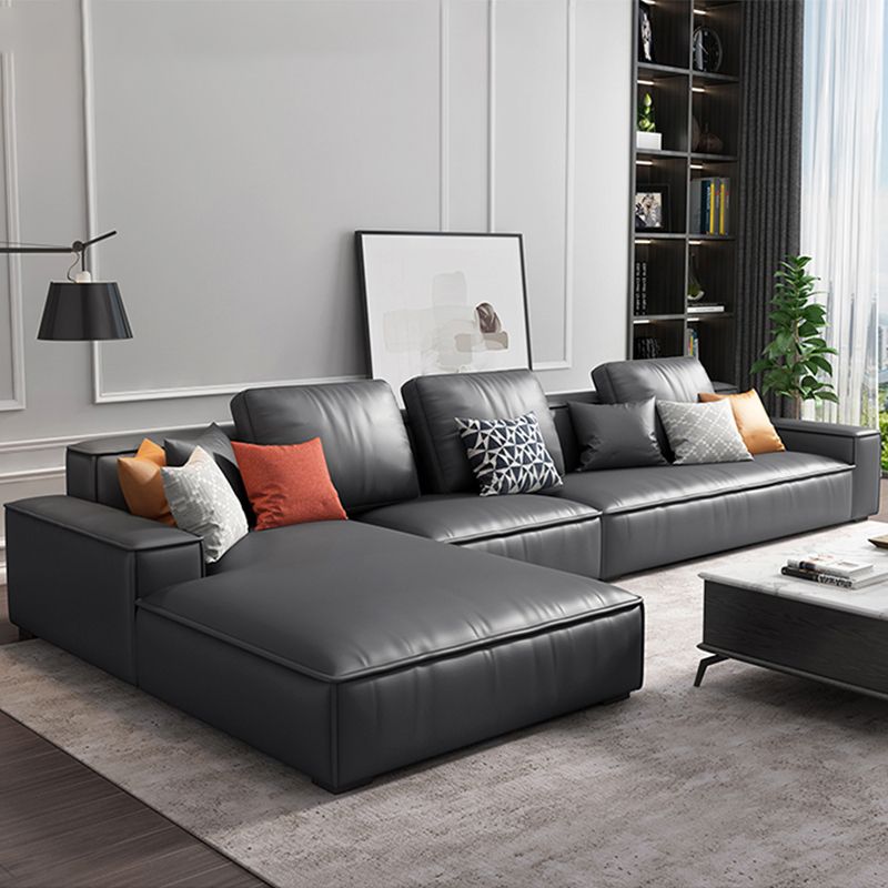 Nordic Style Sofa Bed Sponge/latex Cushion Filled Imitation Leather/sofa