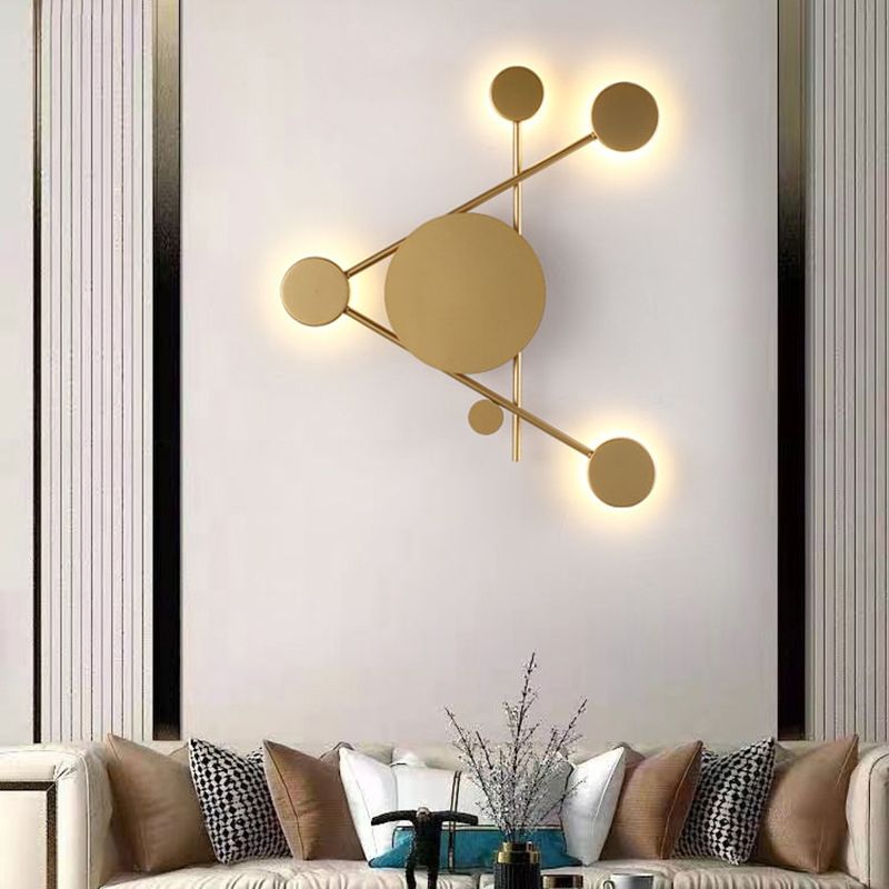 Unique Shape Wall Light Fixture Modern Wall Mounted Lighting for Living Room