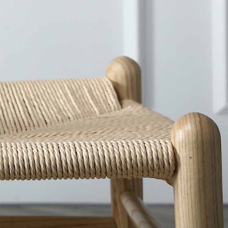 Silla de comedor de madera maciza natural contemporánea con brazo Wishbone para restaurante