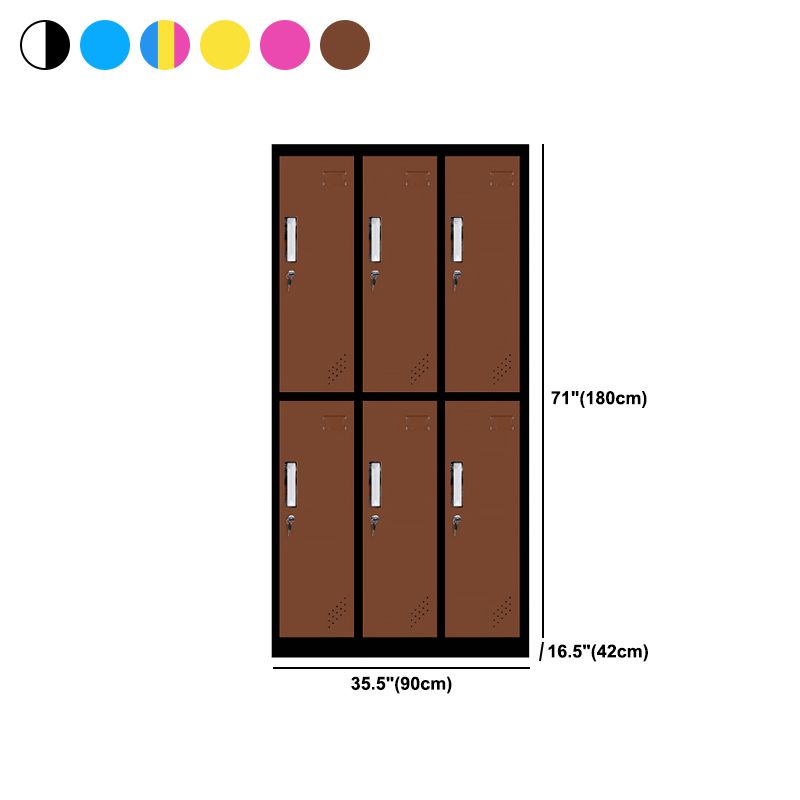 Metal Matte Finish Cabinet Contemporary Storage Cabinet with Hinged Door