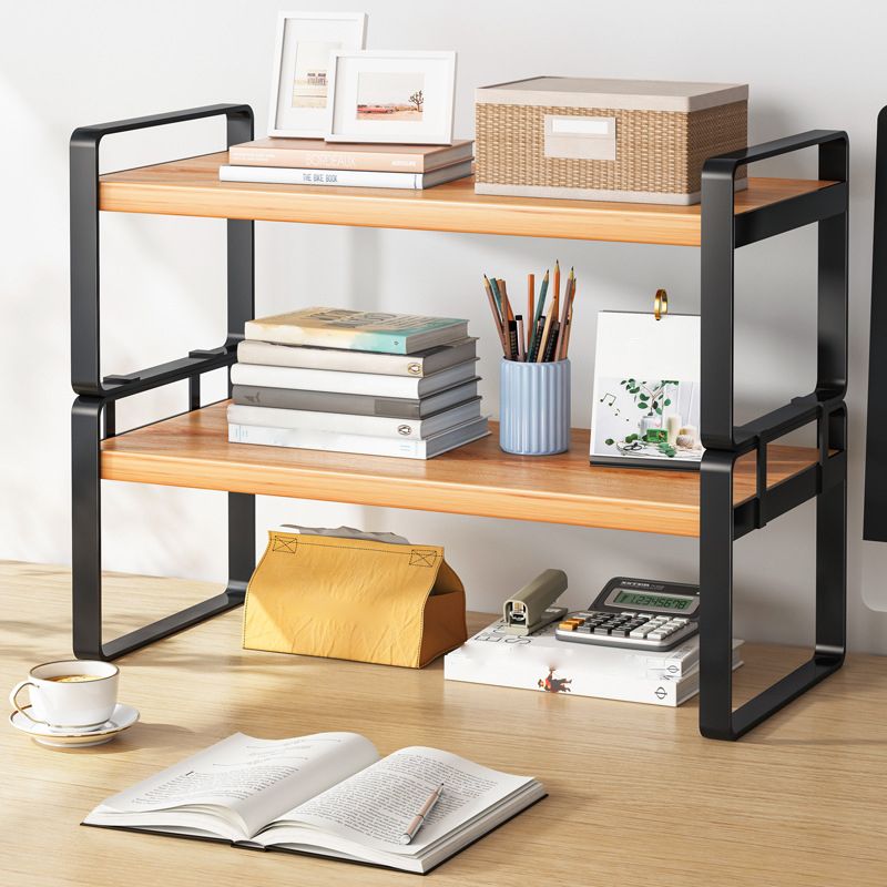 Modern Open Shelf Bookcase Metal Etagere Book Shelf for Study Room