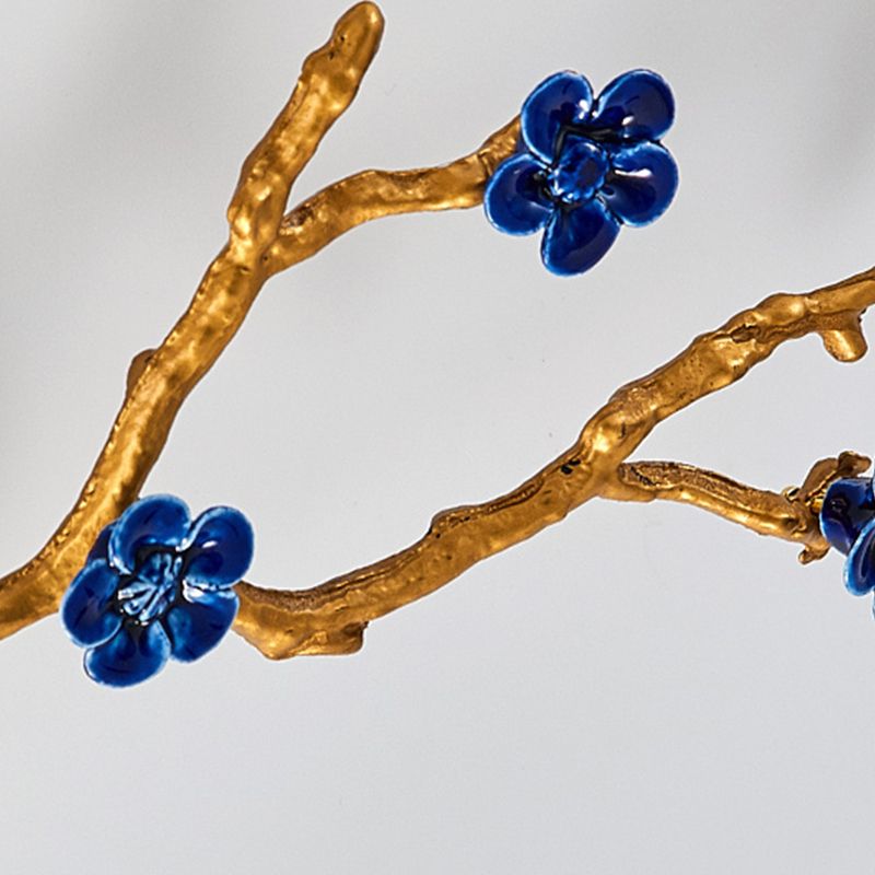 5/8/12/16/21 Ceiling Light with Fabric Shade Chinese Style Flush Mount Light