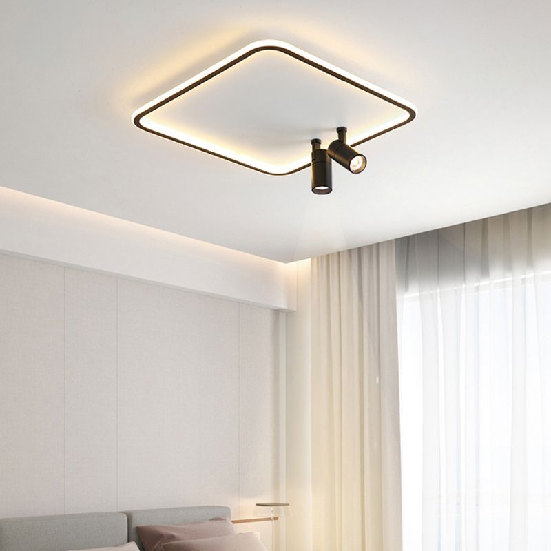 Luminaire de plafond géométrique Style nordique en métal LED luminaire de montage au plafond