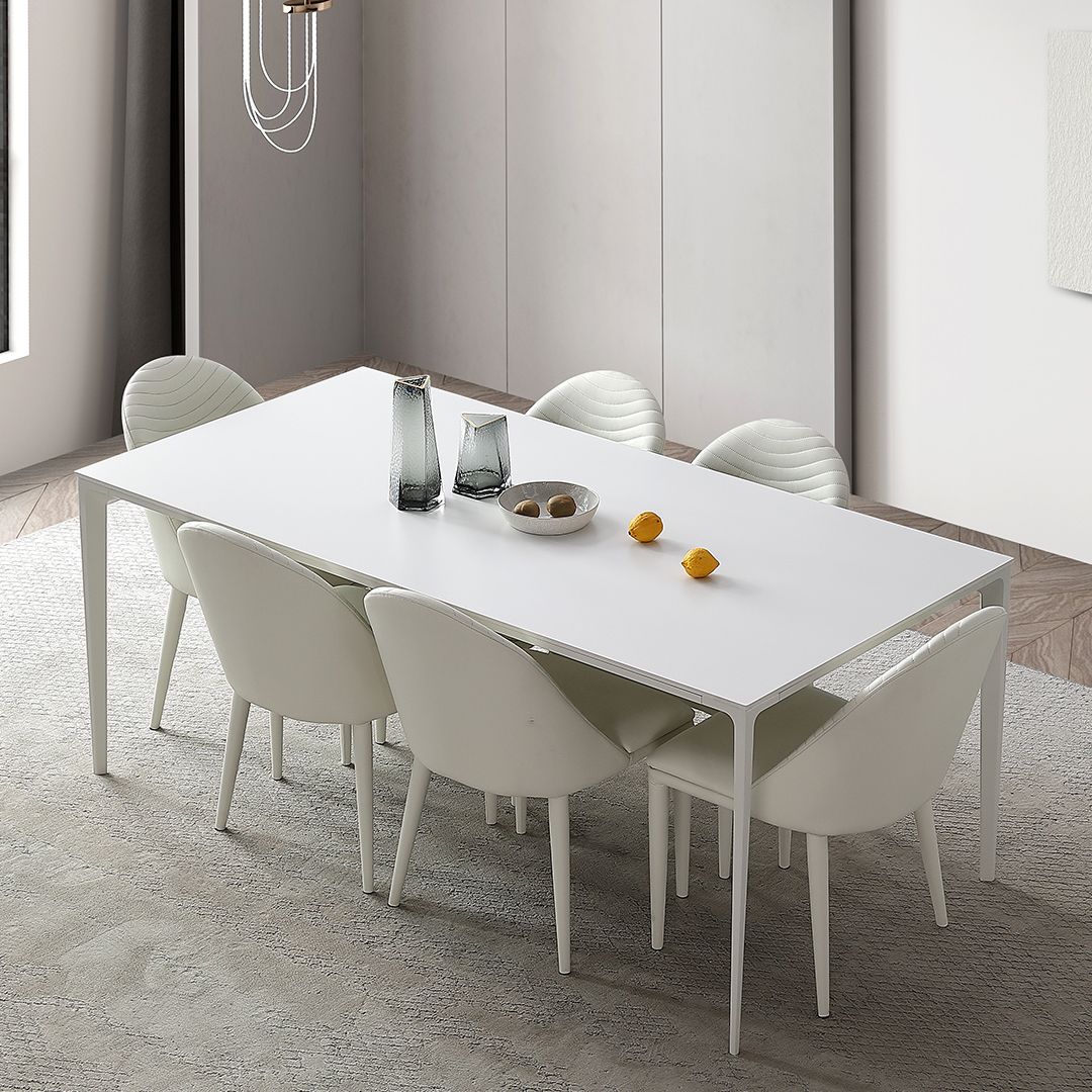 Contemporary 1/4/5/7 Pieces Dining Set Sintered Stone Dinette Furniture for Home Use