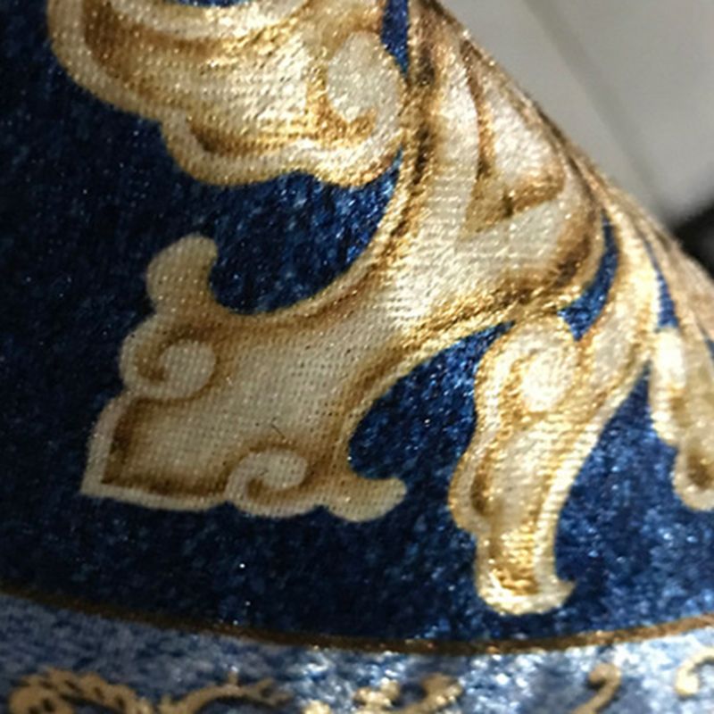 European Area Rug Medallion Print Carpet Polyester Stain Resistant Rug for Home Decor