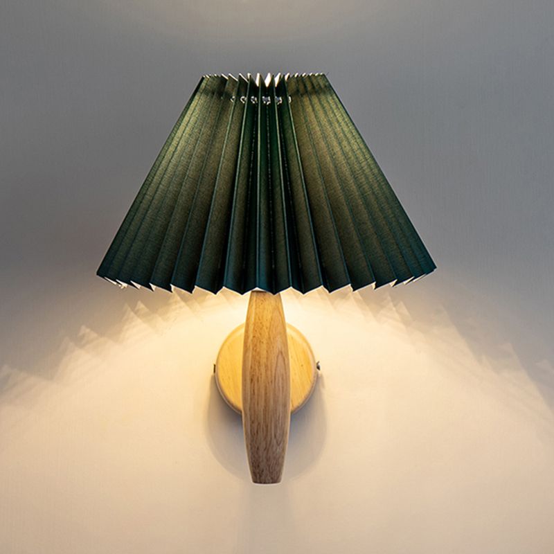 Stile moderno a parete in legno Pronzo leggero conico a filo a filo a filo con la parete con una parete a filo