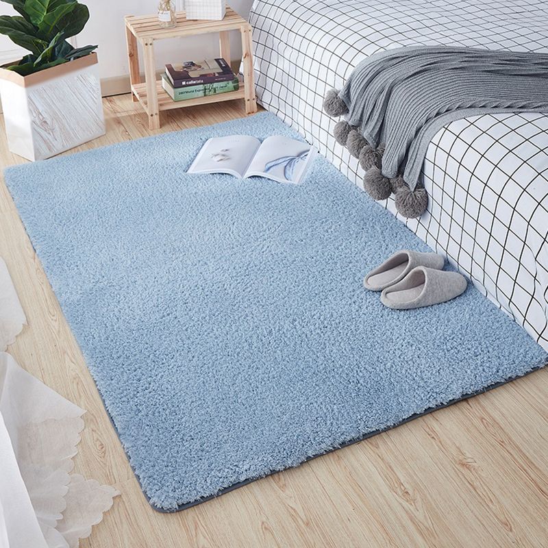 Bequemer nordischer Teppich Mehrfachfarbener schlichtem Teppich waschbarer Haustierfreundlicher Anti-Schlupf-Rückenteppich für Schlafzimmer