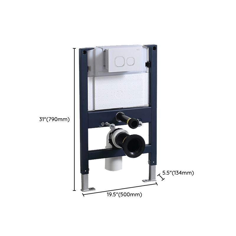 Modern Ceramic Flush Toilet Wall Hung White Toilet Bowl for Washroom