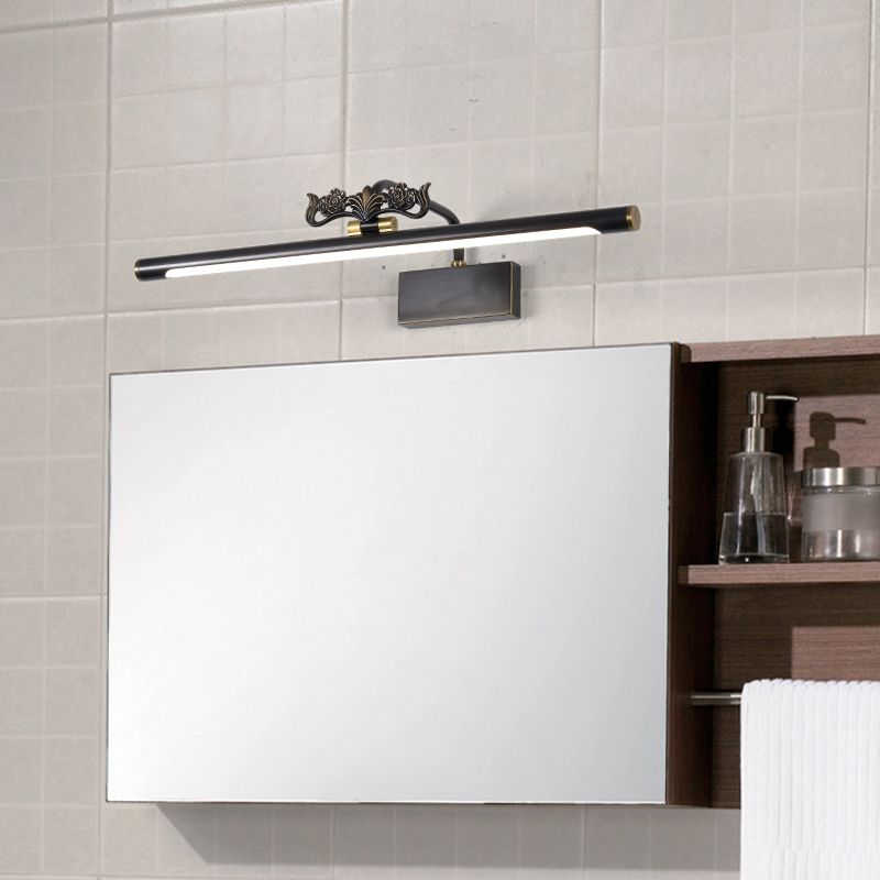 Modern Style Geometric LED Wall Lamps Metal 1-Light Mirror Wall Lighting Ideas