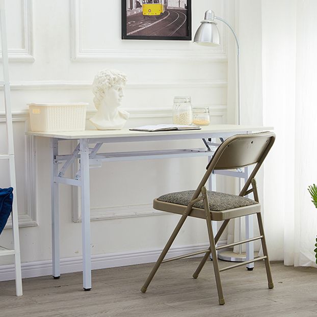 Silla lateral contemporánea, silla lateral de comedor sin brazos, plegable, de metal, con respaldo abierto