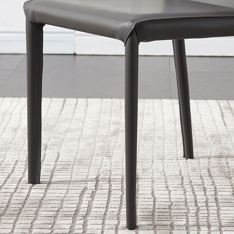 Contemporary Kitchen Dining Side Chair Matte Finish Dining Chair