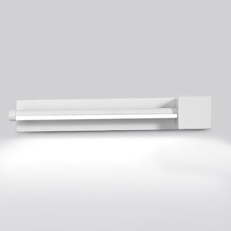 Iluminación de pared de metal de forma lineal iluminación moderna de montura de pared de 1 luces