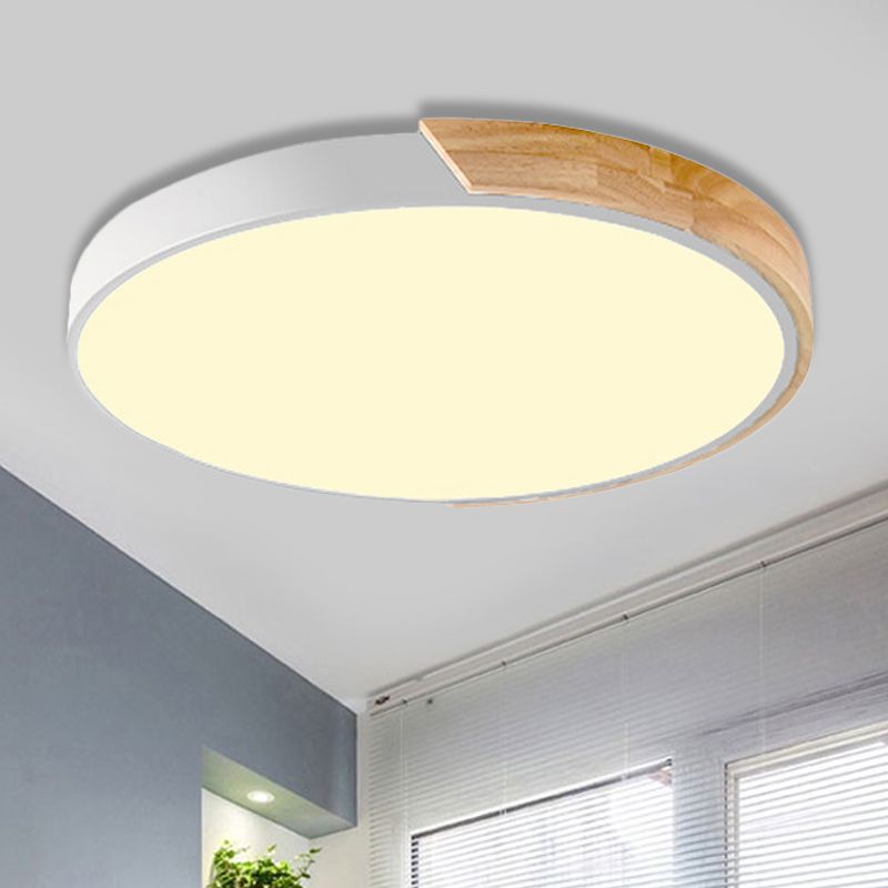 Macaron Loft Circle Plafonnier LED en acrylique pour la maternelle