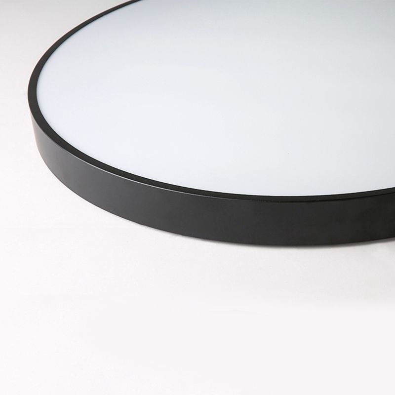 1-Light Round Flush Ceiling Lamps Modern Style Acrylic Flush Mount Ceiling Lighting Fixture