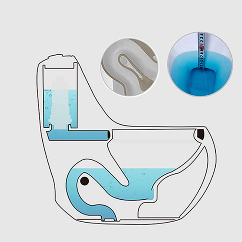 Contemporary Toilet Bowl One Piece Skirted Urine Toilet with Seat
