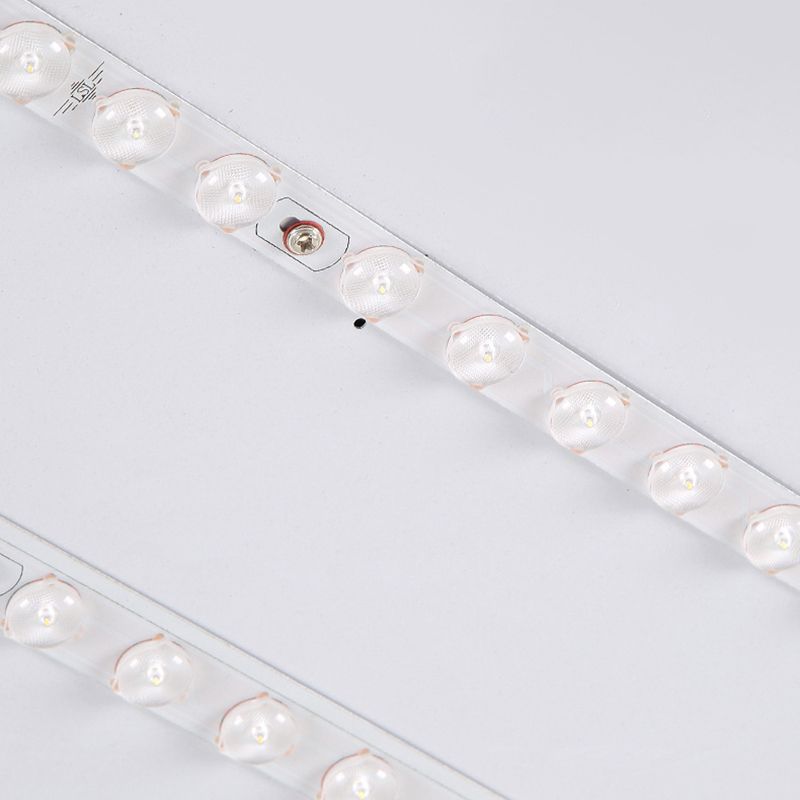 Round Flush Light Fixtures Modern Style Wood 1 Light Flush Mount Lights