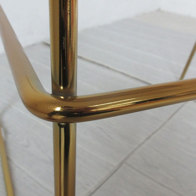 Tabourets de comptoir en acier de style moderne avec repose-pied et tabouret de bar à thé de lait de lait 30 pouces