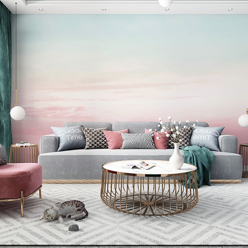 Ombre Sky Wall Covering for Girl's Bedroom Minimalist Wall Decor, Made to Measure
