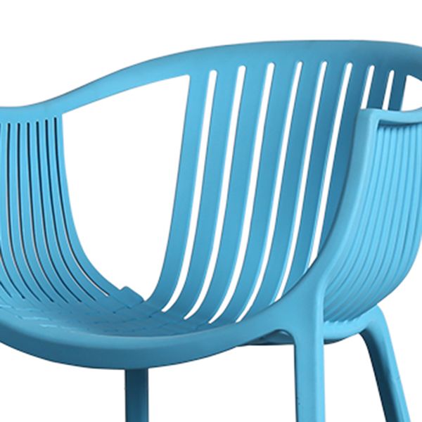 Contemporary Dining Chairs Arm Chair with Plastic Legs for Home