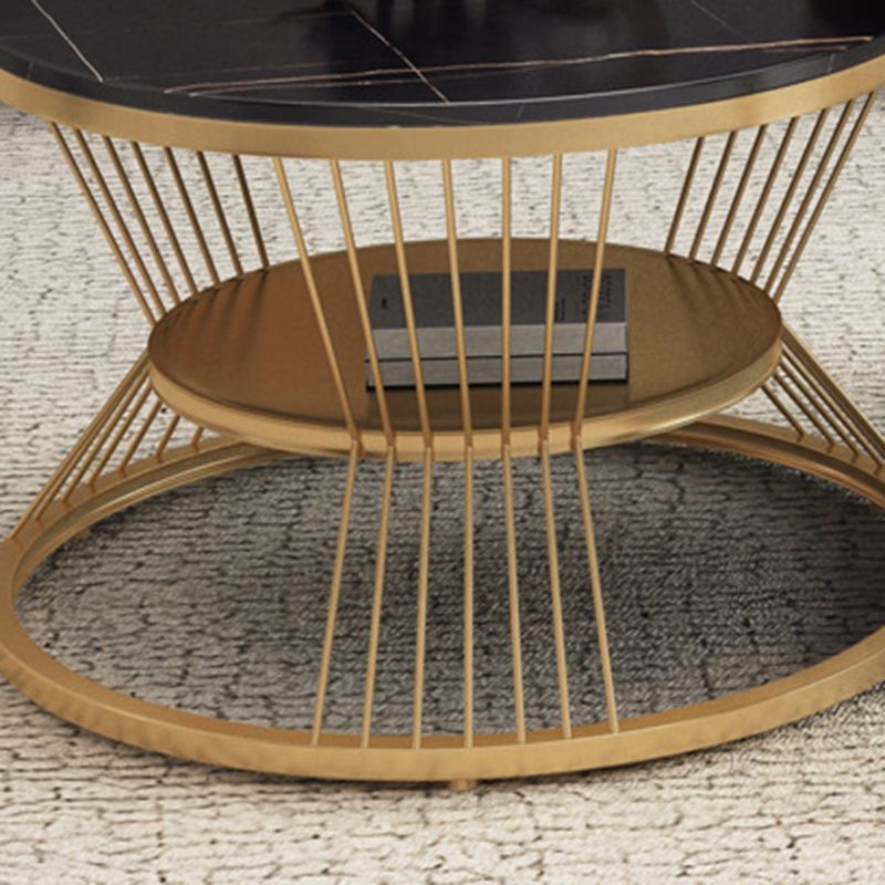 Round Nesting Coffee Table Minimalist Coffee Table for Living Room