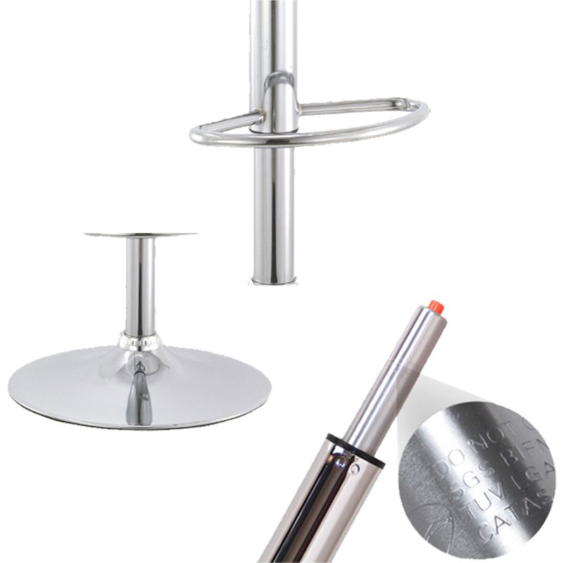 Moderner Metallhocker mit drehbarem und höhenverstellbarem, schlichtem Barhocker für das Wohnzimmer
