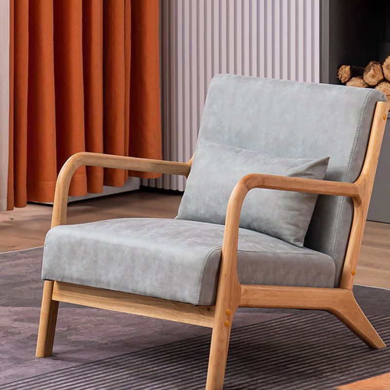 Cushion Back Side Chair Removable Slipcover Lounge Chair for Living Room
