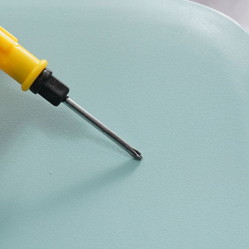 Plastic Armless Chair Open Back Dining Side Chair for Home Use