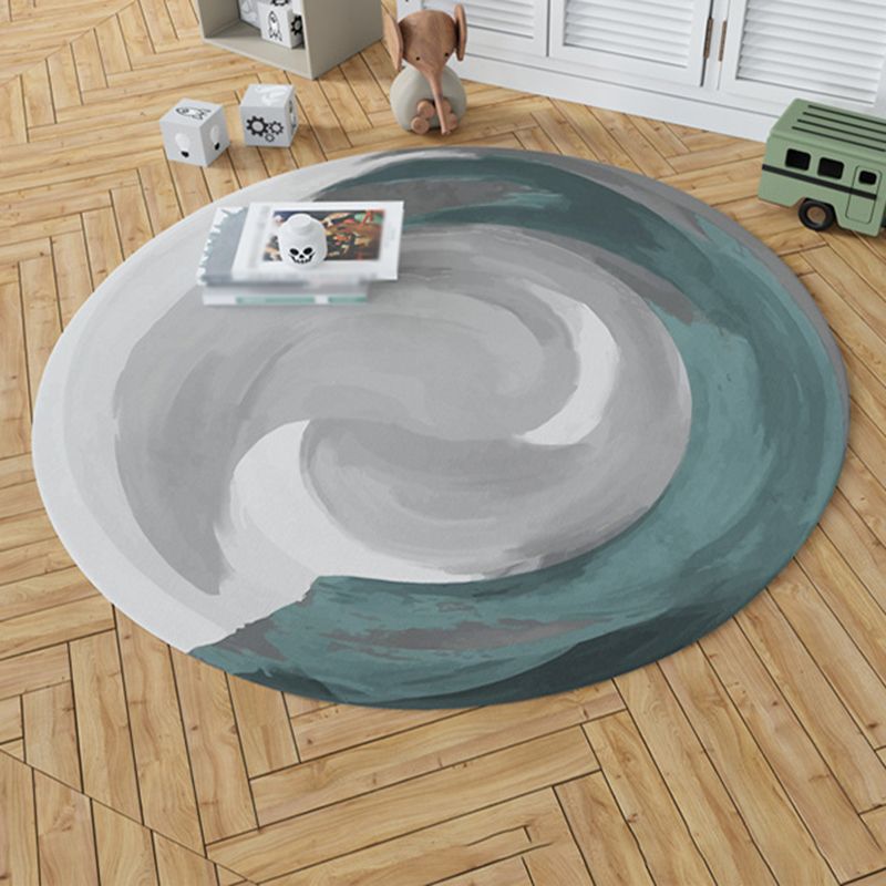 Tapis de tapis de zone moderne de couleur lumière polyester