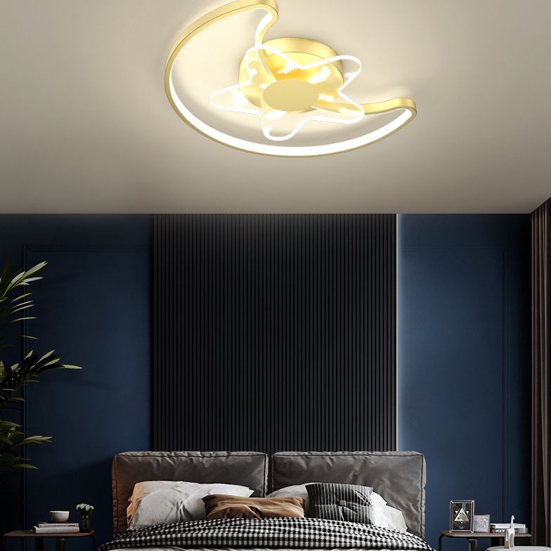 Acrylic Gold LED SEMI FLUST IN MODURING SINGOLA SINGOLA SECULA LUCE DELLA FULE PER SPAZI INTERNI