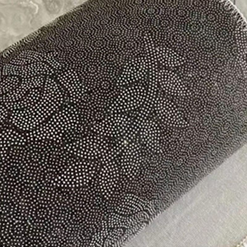 Round Flower Print Indoor Rug Contemporary High-end Carpet Polyester Anti-Slip Backing Carpet for Living Room