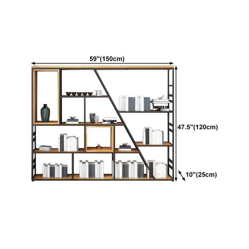 47.24"H Bookshelf Modern Style Bookcase for Study Room and Office