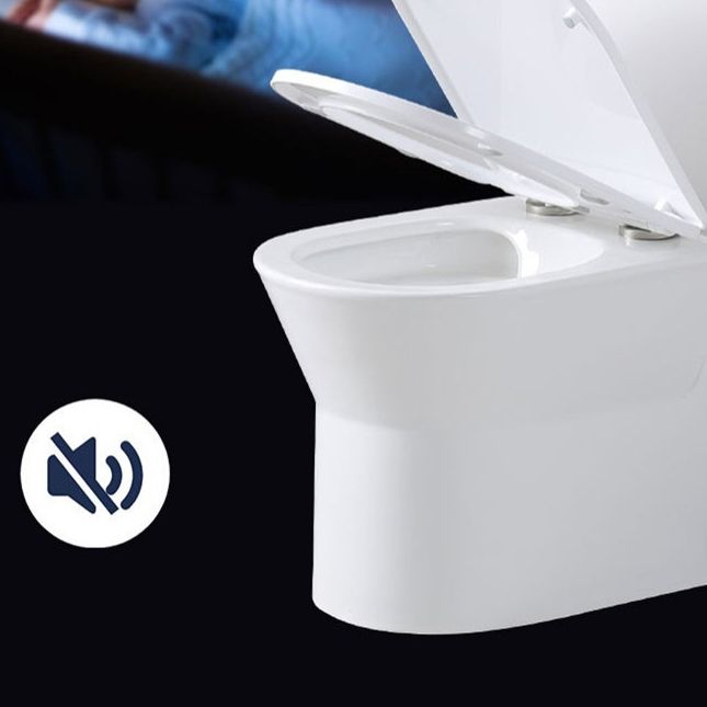 Modern Siphon Jet Toilet Floor Mount Urine Toilet with Toilet Seat