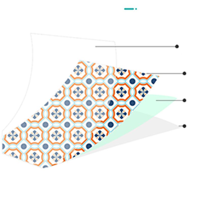 Modern Peel and Stick Tile Vinyl Square Peel & Stick Mosaic Tile