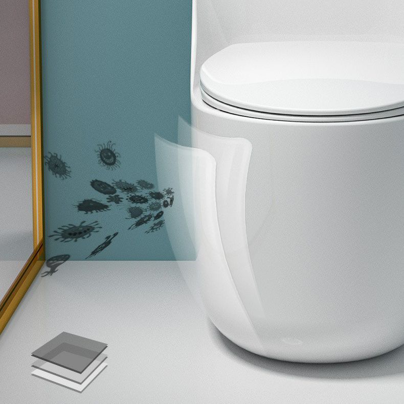 Contemporary One Piece Flush Toilet Floor Mounted Urine Toilet for Bathroom