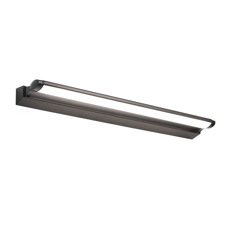 Schwarze Waschtischwandleuchten moderner Spiegel vordere LED -Eitelkeitslichter LED LED -Leuchten