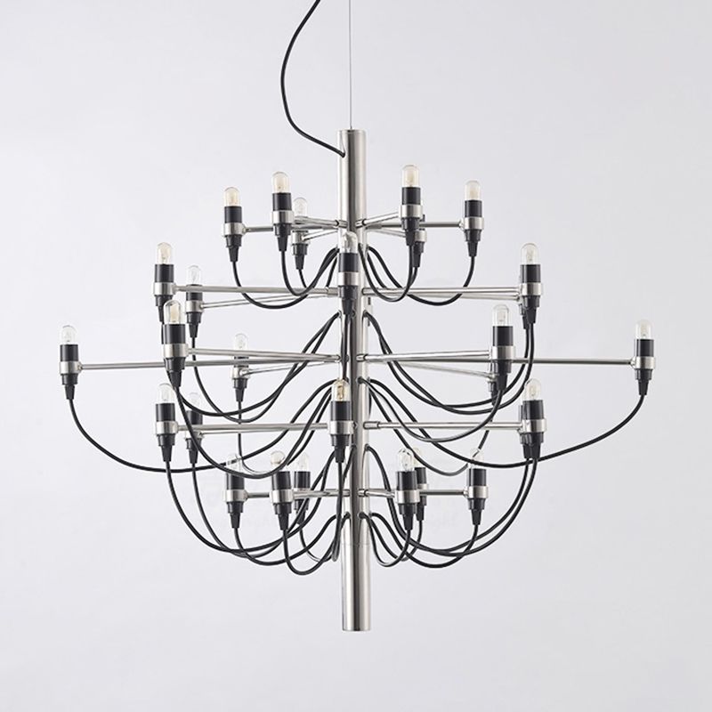 Style moderne suspendu en métal Spoutnik Pendant Light pour le salon
