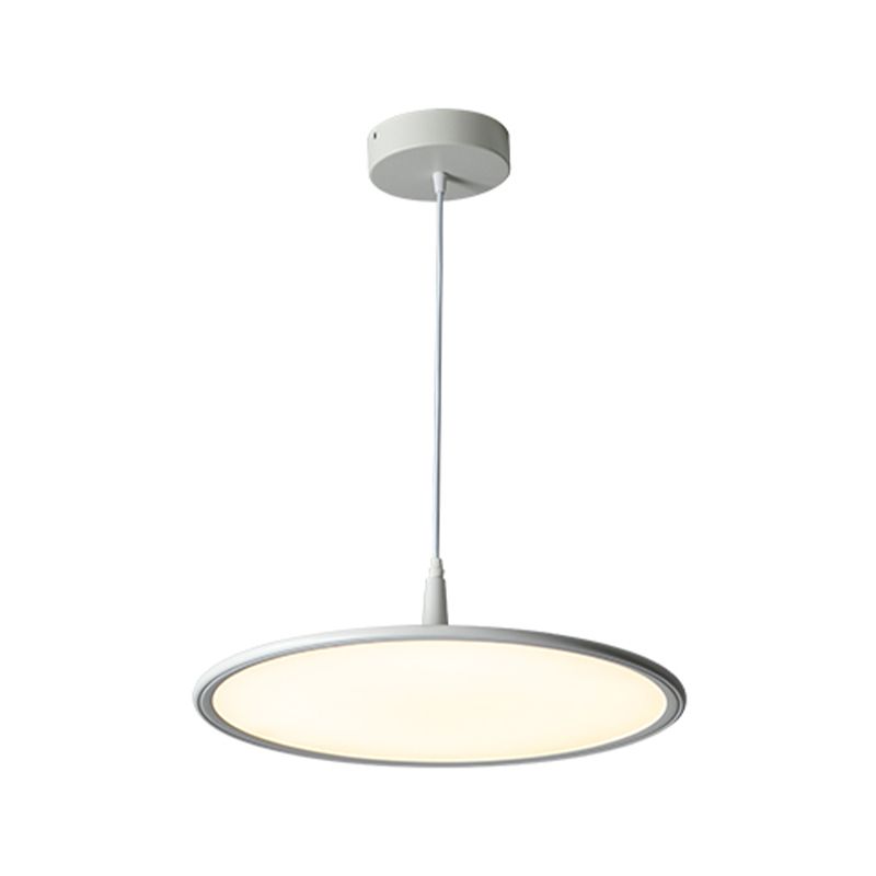 Round Shape Metal Hanging Light Modern Style 1-Light Hanging Mounted Lights