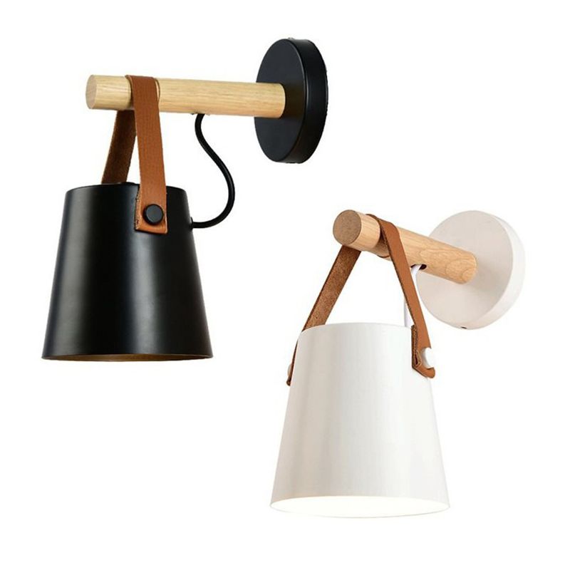 Metal Cone Shape Wall Light Modern Style 1 Light Wall Light Sconce