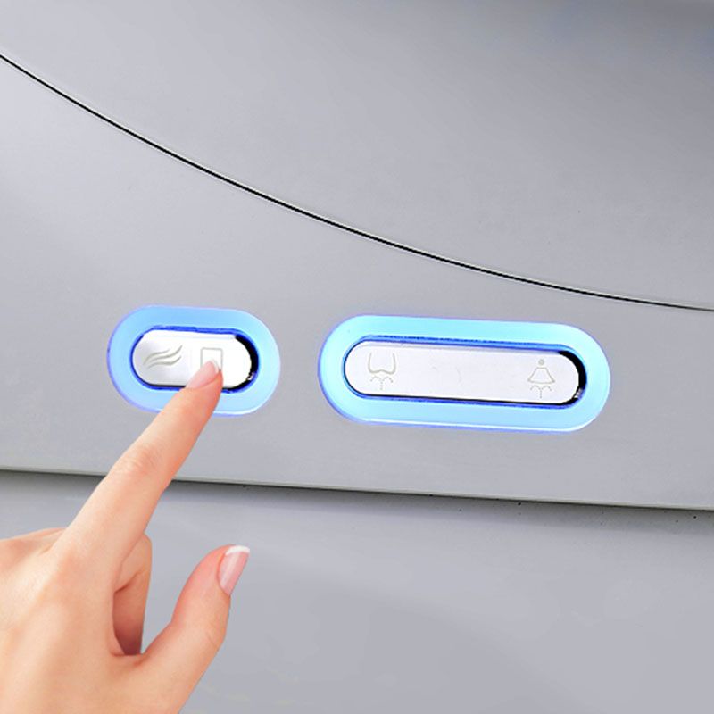 Electronic Toilet Elongated Floor Standing Bidet with Warm Air Dryer