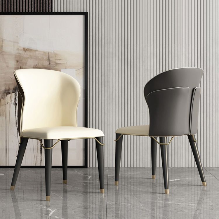 Chaise de salle à manger en bois massif de Style nordique, fauteuil à oreilles pour usage domestique