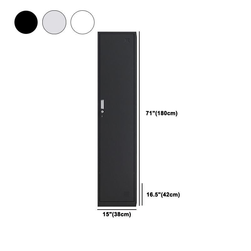 Contemporary Metal Wardrobe Armoire Hinged Wardrobe Closet for Home