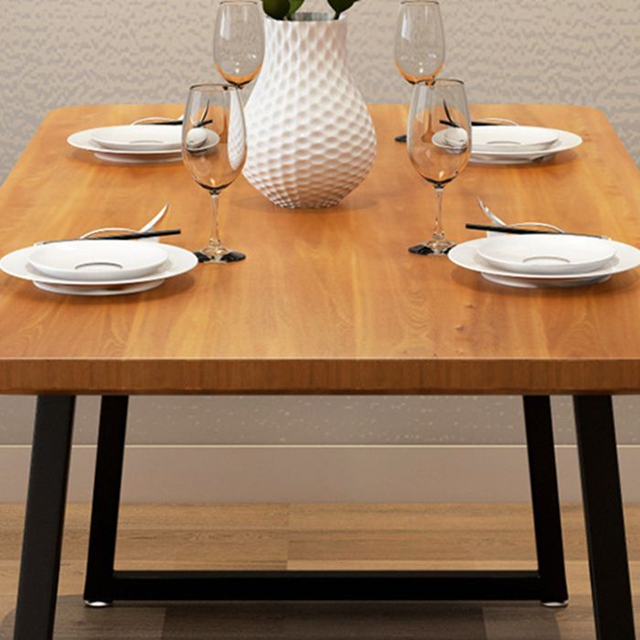 Industrial Dining Set 1/2/5 Pcs Solid Wood Dining Table and Chairs