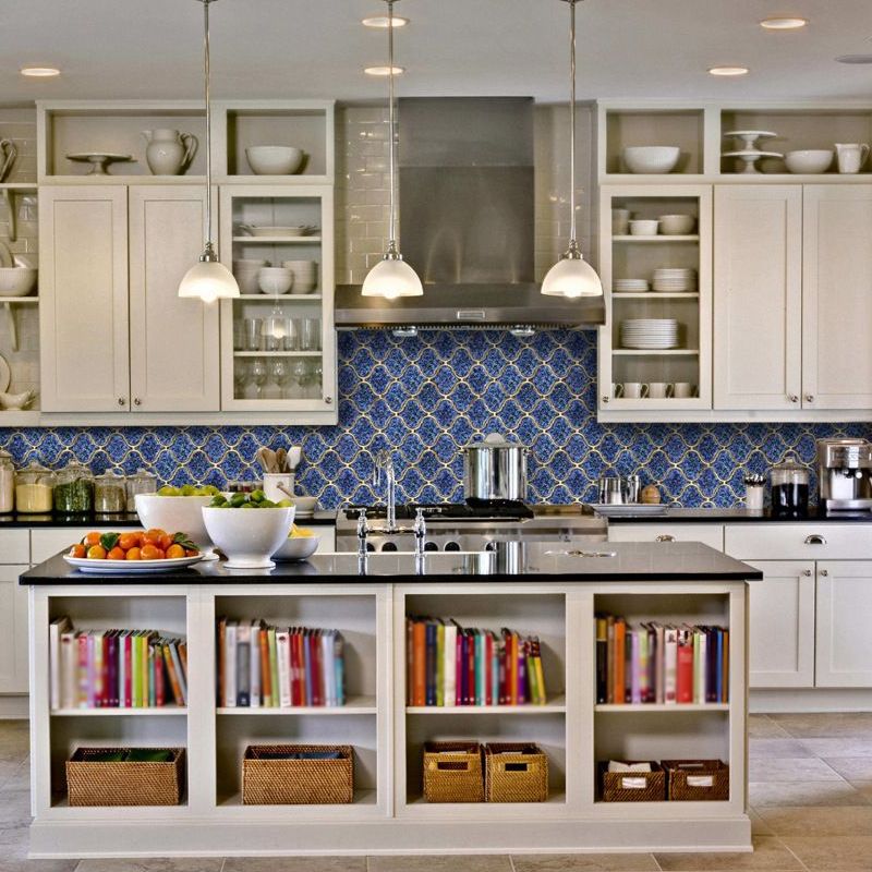 Adhesive Quatrefoil Net Wallpaper Border Modernist PVC Wall Decor, 16.5' L x 8" W