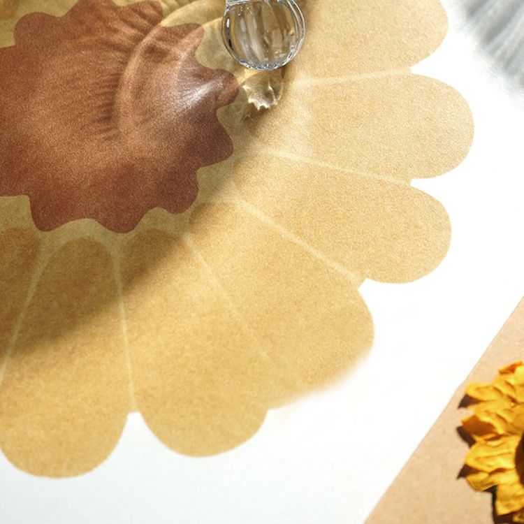 Patterned Singular Tile Ceramic Indoor Floor Tile with Square Shape